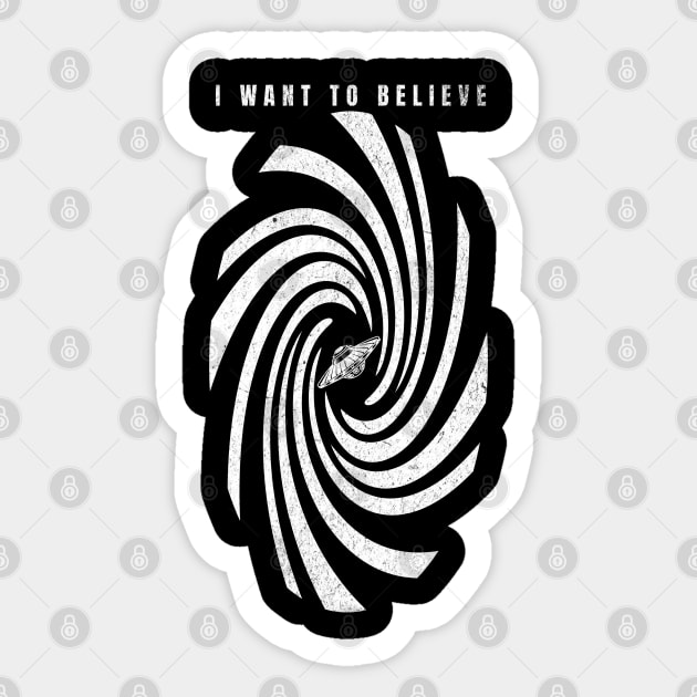 UFO I want to believe Sticker by J Best Selling⭐️⭐️⭐️⭐️⭐️